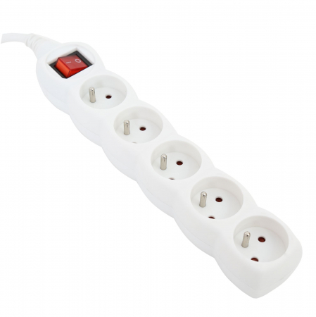 OMEGA POWER SUPPLIER EXTENSION CORD 3,0M 5 , WHITE 41343 [4]