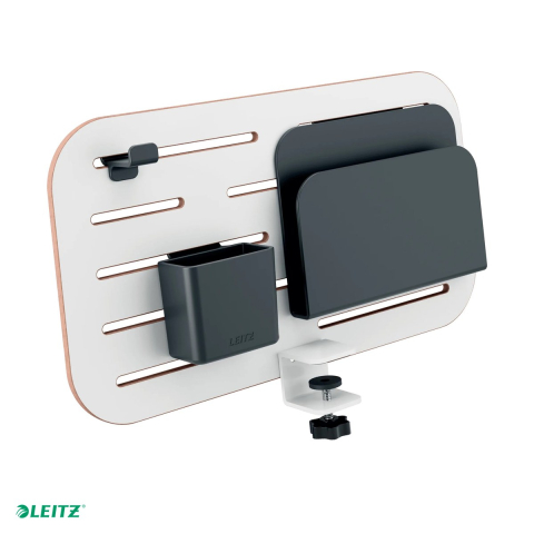 Birou & Ergonomie - Organizator vertical de birou Leitz Ergo, 42x25 cm, cu 3 accesorii, pentru blat de maxim 35 mm