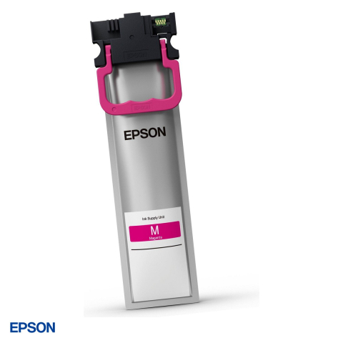 Cartuse inkjet - Pachet de cerneala Epson T11 XL DURABrite Ultra, cerneala pigment, randament 5.000 pagini, pentru WF-C5390DW si WorkForce Pro WF-C5890DWF, magenta, C13T11D340