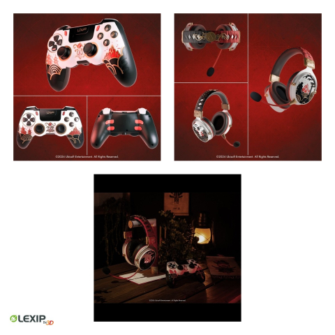 Pachet gaming Lexip Assassin's Creed Shadows Assassin, joc PC, casca wireless si controller wireless, varianta Europa si Orientul Mijlociu, UBXLXBOX002 [3]