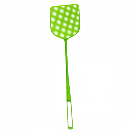 Paleta manuala Anti-Muste si Insecte cu maner flexibil, suprafata 130 x 115 x 2 mm, lungime maner 360mm, verde [3]