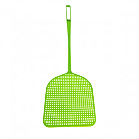 Paleta manuala Anti-Muste si Insecte cu maner flexibil, suprafata 130 x 115 x 2 mm, lungime maner 360mm, verde [1]