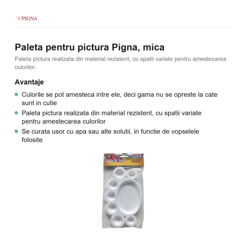 Paleta pentru pictura Pigna, mica [1]