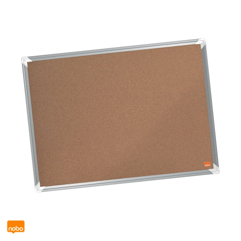 Sisteme de afisare si prezentare - Panou din pluta Nobo Premium Plus, rama din aluminiu, montare prin colturi, suprafata care se reface singura, 60x45 cm