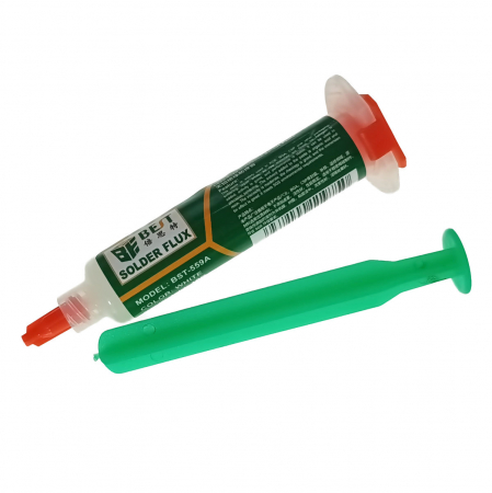 Bricolaj - Pasta de lipit Flux SMD, 10 g, tip seringa, alba