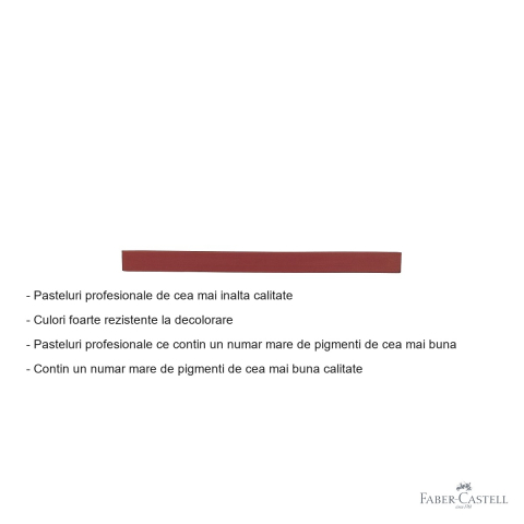 Pastel Pitt Monochrome Faber-Castell, nuanta rosu sangvin ars, pentru desen artistic si pictura [1]