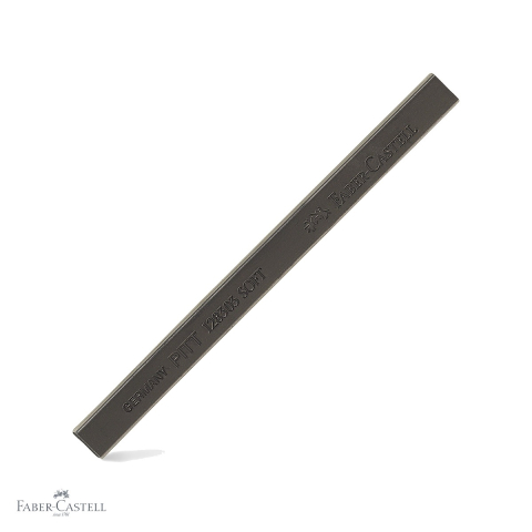 Markere si instrumente de desen artistic - Pastel Pitt Monochrome negru Faber-Castell, sectiune patrata, rezistenta maxima la lumina, pentru artisti