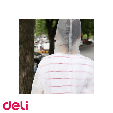 Pelerina de ploaie pentru adulti Deli, din PVC impermeabil, marime universala 150-180 cm [4]