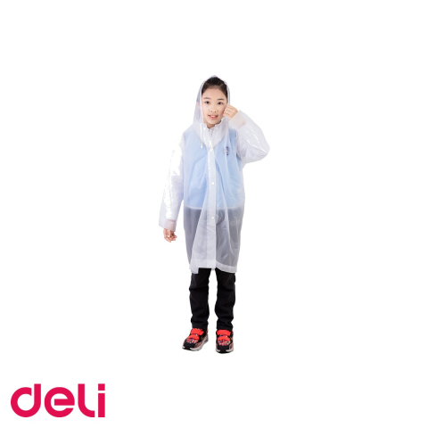 Pelerine si articole de protectie impotriva ploii - Pelerina de ploaie universala Deli pentru copii, material rezistent 0.12mm, pentru inaltime 120-160 cm