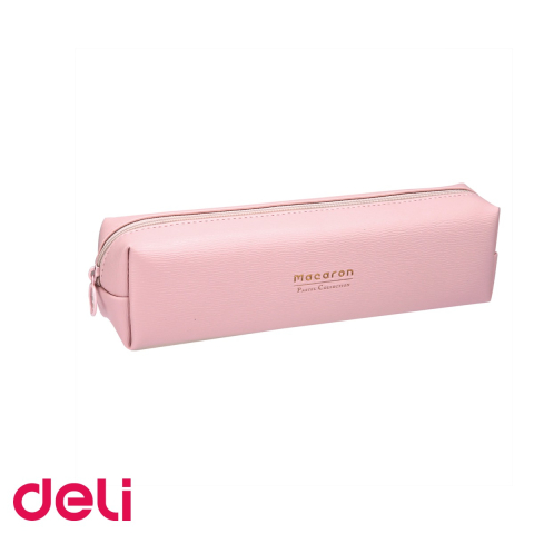 Penar etui tubular Deli Macarons, design compact impermeabil, pentru scoala [4]