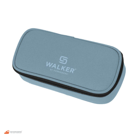 Birotica papetarie - Penar oval Walker by Schneiders Classic, 21x10x6 cm, blue ice