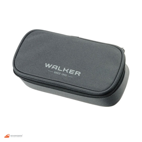 Birotica papetarie - Penar oval Walker by Schneiders Classic, 21x10x6 cm, gri asfalt