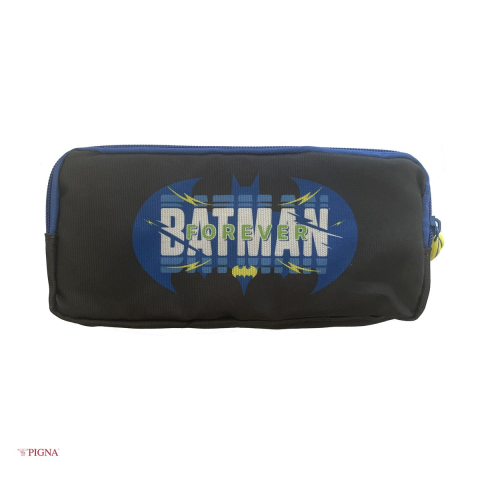 Penar Pigna Batman, din textil, etui, 3 fermoare, negru [3]