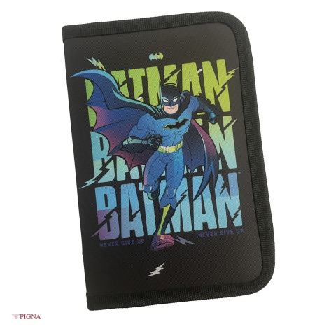 Birotica papetarie - Penar Pigna Batman, din textil, neechipat 1 fermoar 2 extensii, negru