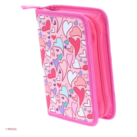 Penare scolare - Penar Pigna Compilatie, echipat 23 piese 1 fermoar 2 extensii 2, multicolor