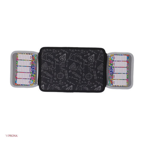 Penar Pigna, din textil, echipat 23 piese 1 fermoar 2 extensii, matematica, negru [3]