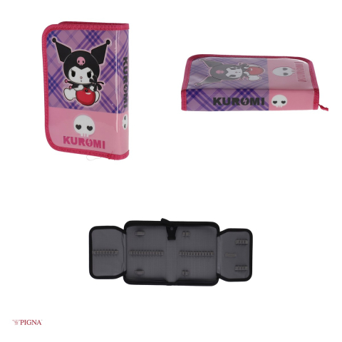 Penar Pigna, din textil, neechipat 1 fermoar 2 extensii kuromi, roz [3]