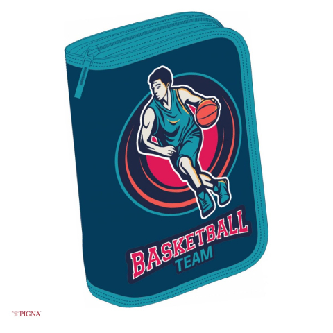 Penare scolare - Penar Pigna, echipat 31 piese 1 fermoar 2 extensii basketball