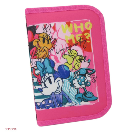 Penare scolare - Penar Pigna Minnie, din poliester, neechipat 1 fermoar 2 extensii mouse who me