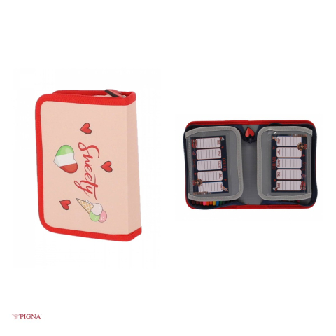 Penar Pigna Sweety, echipat 48 piese 1 fermoar 2 extensii italy, roz [3]