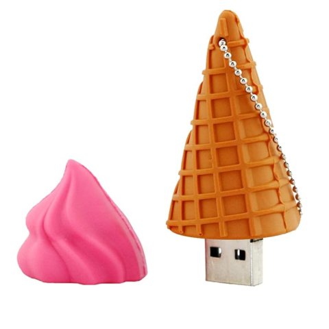 Pendrive USB 8GB cu Aplicator pentru Chei, Design distractiv Inghetata, Portabil si Practic pentru Date, Cadou [3]