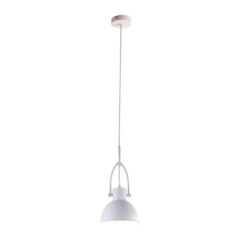 Iluminare interior - Pendul PLATINET - HESTIA, E27, 1x 40W, Metal, Alb