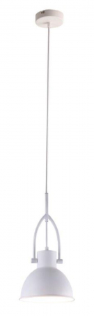 Iluminare interior - Pendul PLATINET - HESTIA, E27, 1x 40W, Metal, Alb