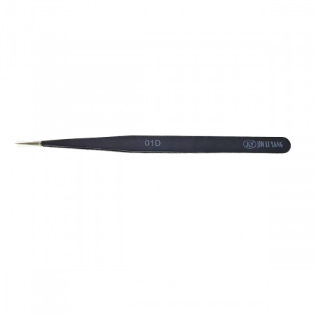 Penseta non-magnetica cu varf drept 15mm, JLY 01D, 131x8mm, anti-statica, din otel inoxidabil [3]