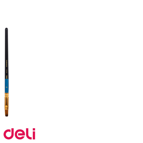 Pensula cu varf tesit Deli No. 10, par nailon moale, pentru pictura si arte plastice [2]