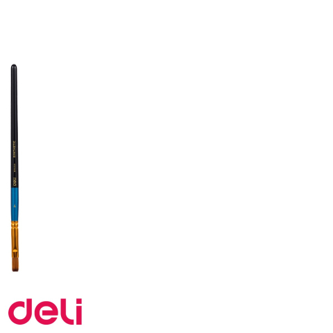 Pensula cu varf tesit Deli No. 7, par nailon moale, pentru pictura si desen artistic [2]