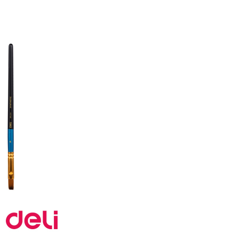 Pensula cu varf tesit Deli nr. 9, par nailon moale, pentru pictura si activitati scolare [2]