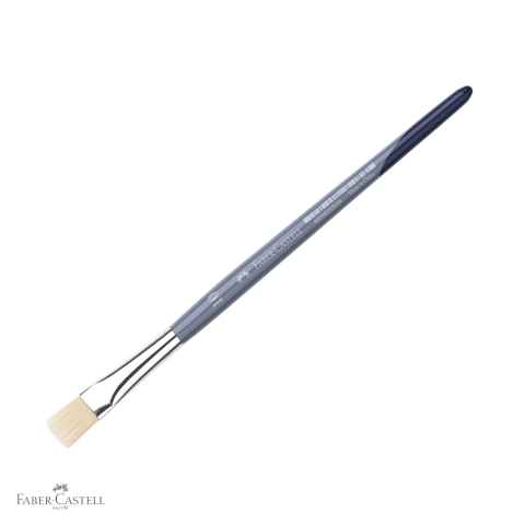 Pensule - Pensula Faber-Castell Creative Studio nr. 10, varf tesit, par sintetic moale, pentru acuarela si culori solubile in apa