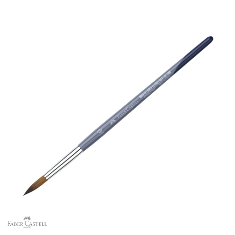 Pensule - Pensula Faber-Castell Creative Studio, varf rotund nr. 10, par sintetic moale, pentru desen si pictura