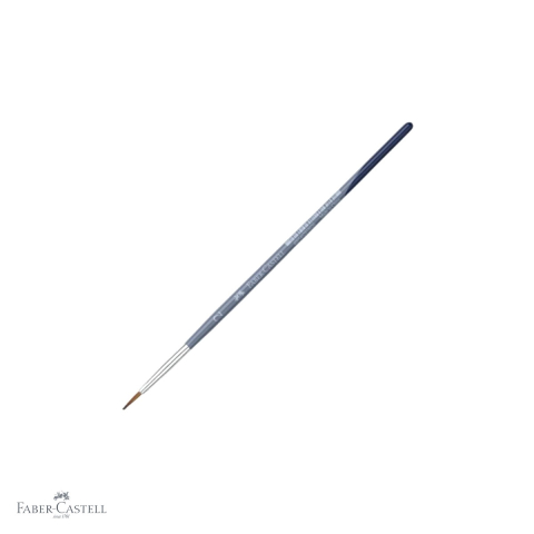 Pensule - Pensula nr. 2 varf rotund Faber-Castell Creative Studio, par sintetic moale, pentru acuarela si culori solubile in apa