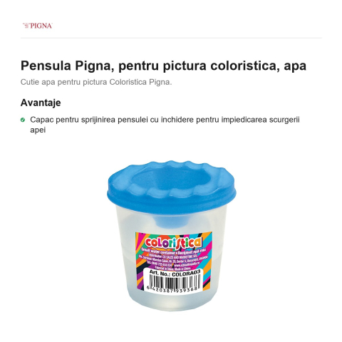 Cutie de apa Pigna, pentru pictura coloristica [1]