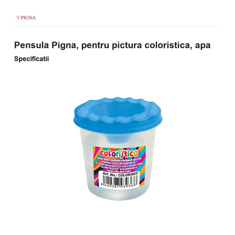 Cutie de apa Pigna, pentru pictura coloristica [2]