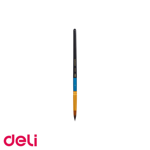 Pensule - Pensula varf rotund Deli No. 7, par nailon moale, pentru pictura si activitati scolare