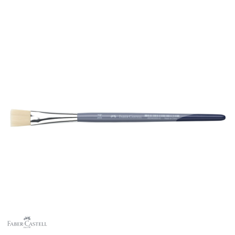 Pensula varf tesit nr. 14 Faber-Castell Creative Studio, par sintetic moale, pentru acuarela si culori solubile in apa [3]