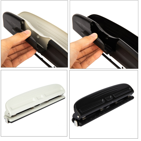 Perforator 4 gauri 10 coli 0121 Pro, pentru dosare cu 4 inele, arhivare profesionala, culoare asortata [3]