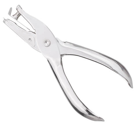 Perforator 8 coli o singura perforatie E0114, metalic nichelat, adancime 17 mm, ergonomic [1]