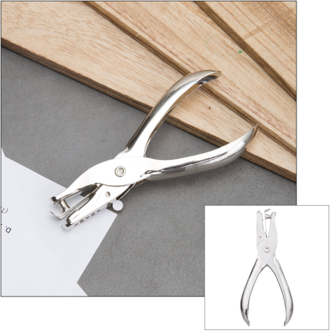 Perforator 8 coli o singura perforatie E0114, metalic nichelat, adancime 17 mm, ergonomic [3]