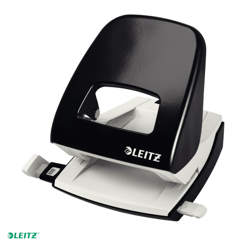 Tehnica de birou - Perforator metalic Leitz 5008 NeXXt Series, perforare 30 coli, pentru documente perforate, negru