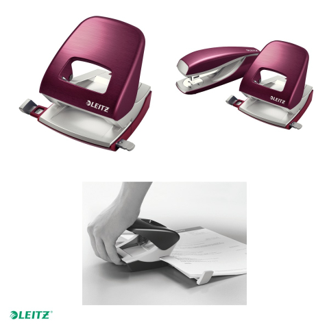 Perforator metalic Leitz Style 5006 NeXXt Series, perforare 30 coli, pentru documente perforate, grena [3]