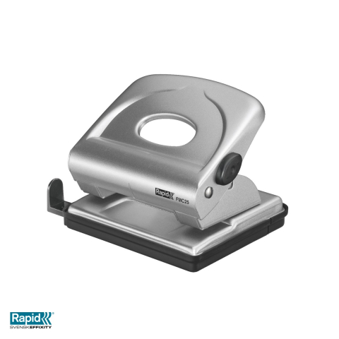 Perforator metalic Rapid FMC25, 25 coli, 57x115x12 mm, argintiu [3]