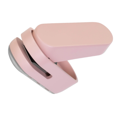 Tehnica de birou - Perforator o gaura 10 coli Nusign, roz, plastic, portabil, diametru 6 mm, adancime 12 mm, dimensiuni 72x28x63 mm