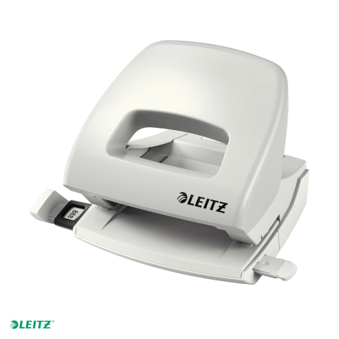 Perforatoare de birou - Perforator plastic Leitz 5038 NeXXt Series, perforare 16 coli, gri