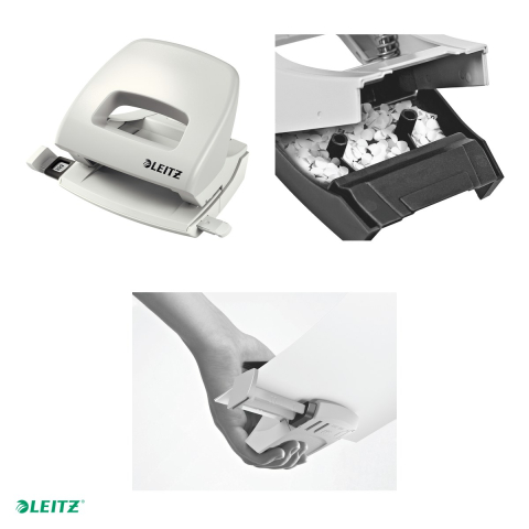 Perforator plastic Leitz 5038 NeXXt Series, perforare 16 coli, gri [3]