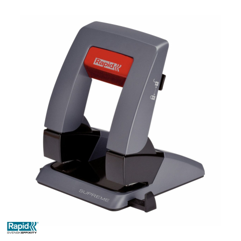 Perforator Rapid Supreme SP30 Press Less, 30 coli, 76x110x127 mm, negru [3]