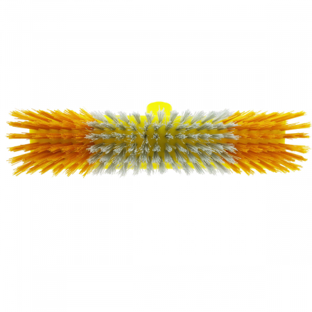 Perie covoare, cu filet 20mm, galben cu alb [3]