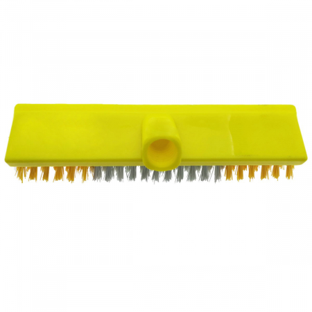 Perie covoare, cu filet 20mm, galben cu alb [2]